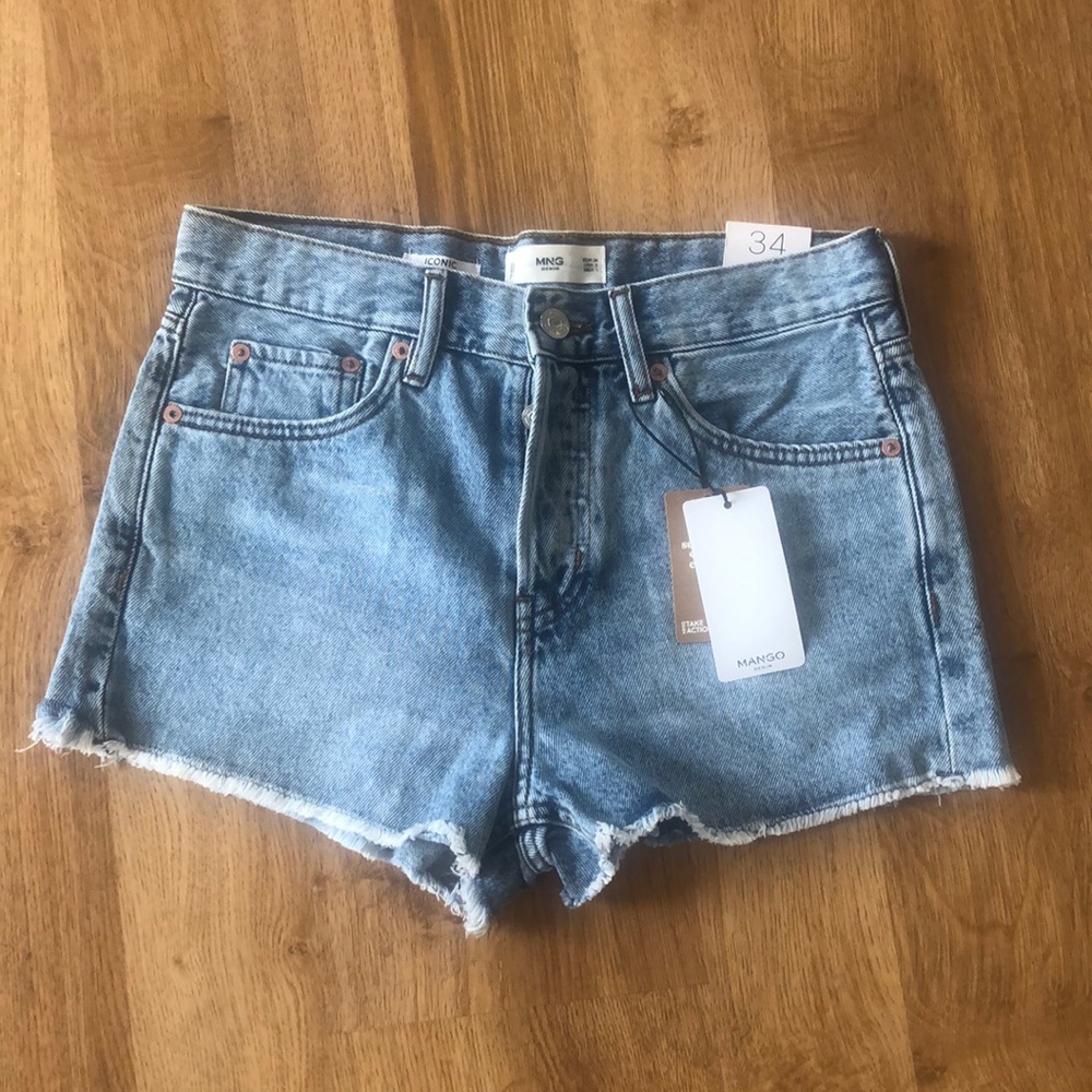 3/$20 NWT MANGO DENIM SHORT